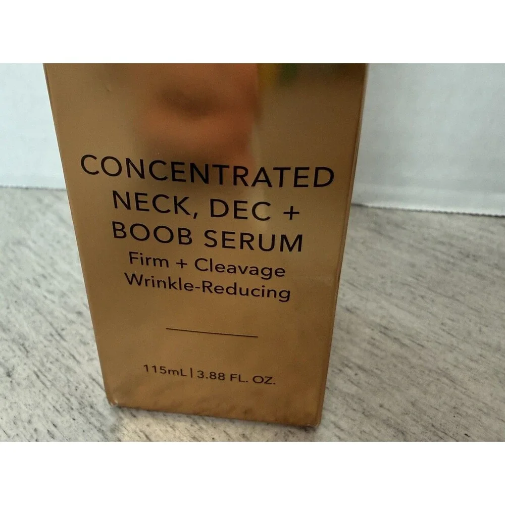 Nakery Concentrated Neck, Dec & Boob Serum Wrinkle Reducing 3.88 Oz - NEW IN BOX